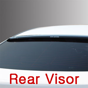 [ Elantra 2010~ ï¼ˆAvante MD) auto parts ] Avante MD Rear Visor Glasswing Spoiler  Made in Korea